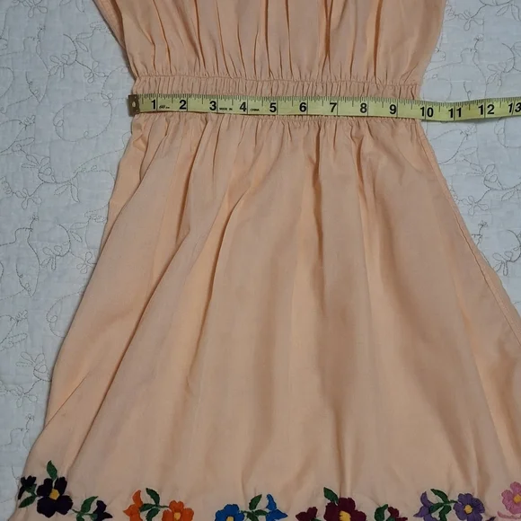 Mexican Embroidered Off-Shoulder Dress - Picture 5 of 8